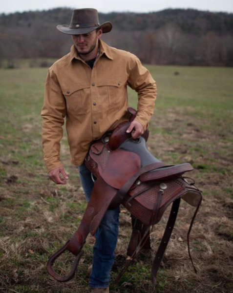 CHEYENNE Buffalo Nickel Leather Outback Hat