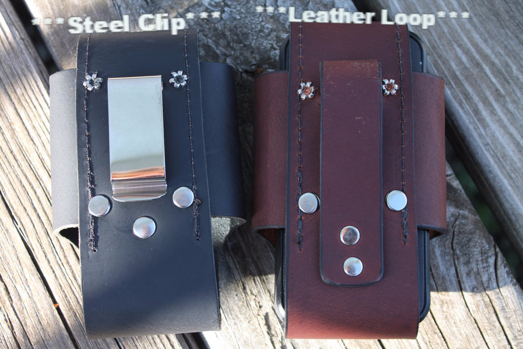 Custom Leather Cell Phone Case -- Plain Smooth Leather--No concho –  Miller's Leather Shop
